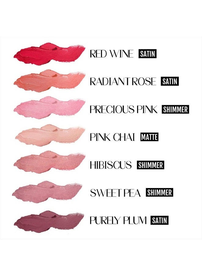BaeBlu Organic Lipstick 100% Natural Hydrating Antioxidant-Rich, Made in USA, Hibiscus - Image 3