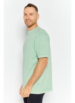 Reebok Men Sportswear Fit Shirt Sleeves Training T-shirts, Green  - Image 2