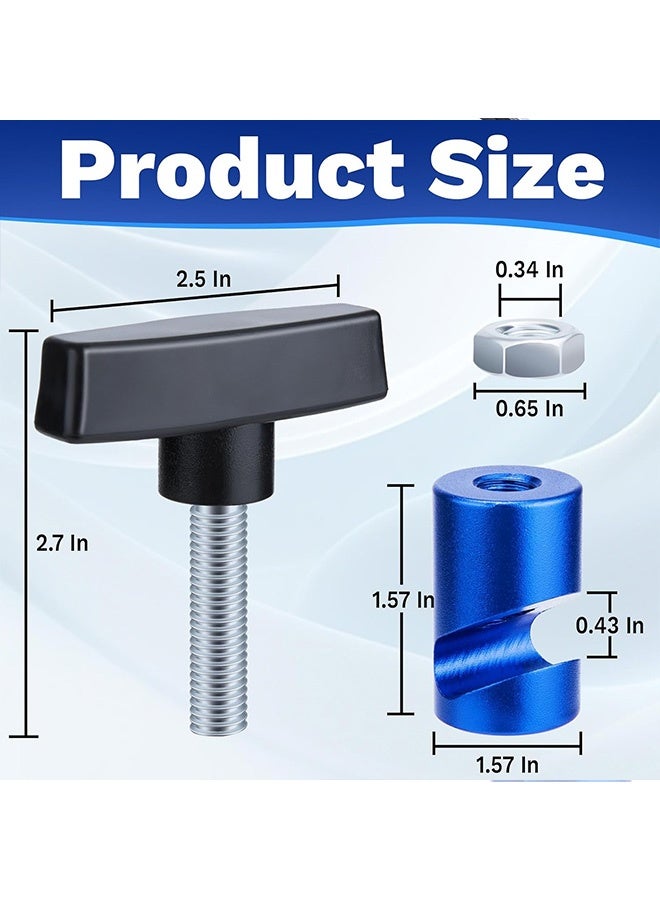 2PCS Car Hood Prop Struts Clamp, Hood Lift Clamp, Lift Support Clamp,Hood Lift Support Clip, for Car Rod Retaining Holder Tool, Portable Aluminum Alloy Anti - Image 4