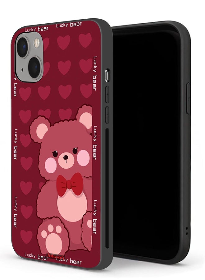 Tolwak Apple iPhone 13 mini Protective Case Lucky Bear - Image 1