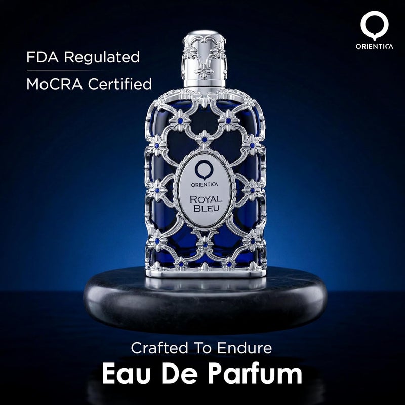 Orientica Luxury Collection Royal Bleu Eau De Parfum - 2.7oz / 80ml - Image 4