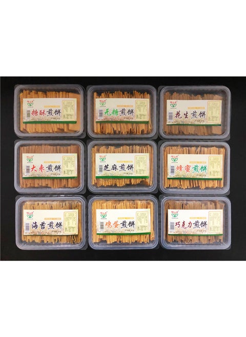 Northeast Specialty Jubilee Flower Fragrance Crispy Pancake Sugar Crispy Honey Original Sesame Peanut Seaweed Jujube Egg Honey-Specifications:The Crispy Pancakes Are Thin And Fragile, So Please Be Careful When Photographing Them-Color:Default Items