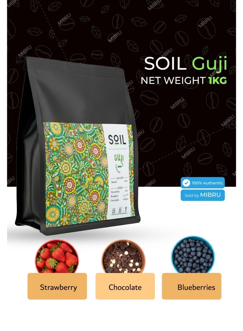 SOIL Coffee bean Ethiopia Guji Dried for Espresso And Filter Corps 250G Unground roasted coffee beans for specialty coffee - Whole Beans - Image 3