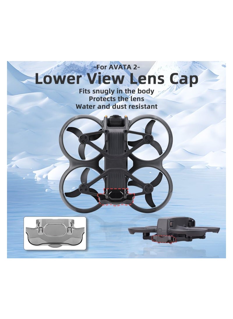 SYOSI - Anti-Scratch Dustproof Lens Cover for DJI AVATA 2 Drone - Translucent Protective Gimbal Cover, Durable PC Material, Easy Installation, Lightweight and Portable - Image 1