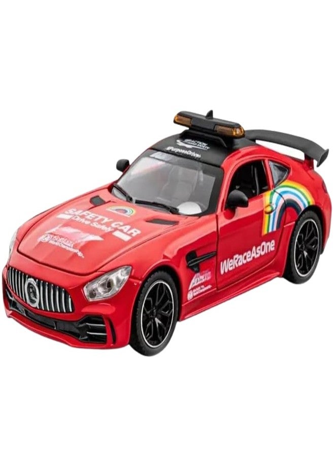 PLUSPOINT Diecast Metal GT3 F1 Edition 1:24 Car Realistic Scale Model,Pull Back Diecast Classic Vehicles Alloy Simulation Supercar with Lights and Sound Collection and Gift for Aldult, Kids - Image 1
