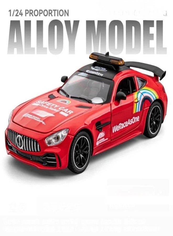 PLUSPOINT Diecast Metal GT3 F1 Edition 1:24 Car Realistic Scale Model,Pull Back Diecast Classic Vehicles Alloy Simulation Supercar with Lights and Sound Collection and Gift for Aldult, Kids - Image 2
