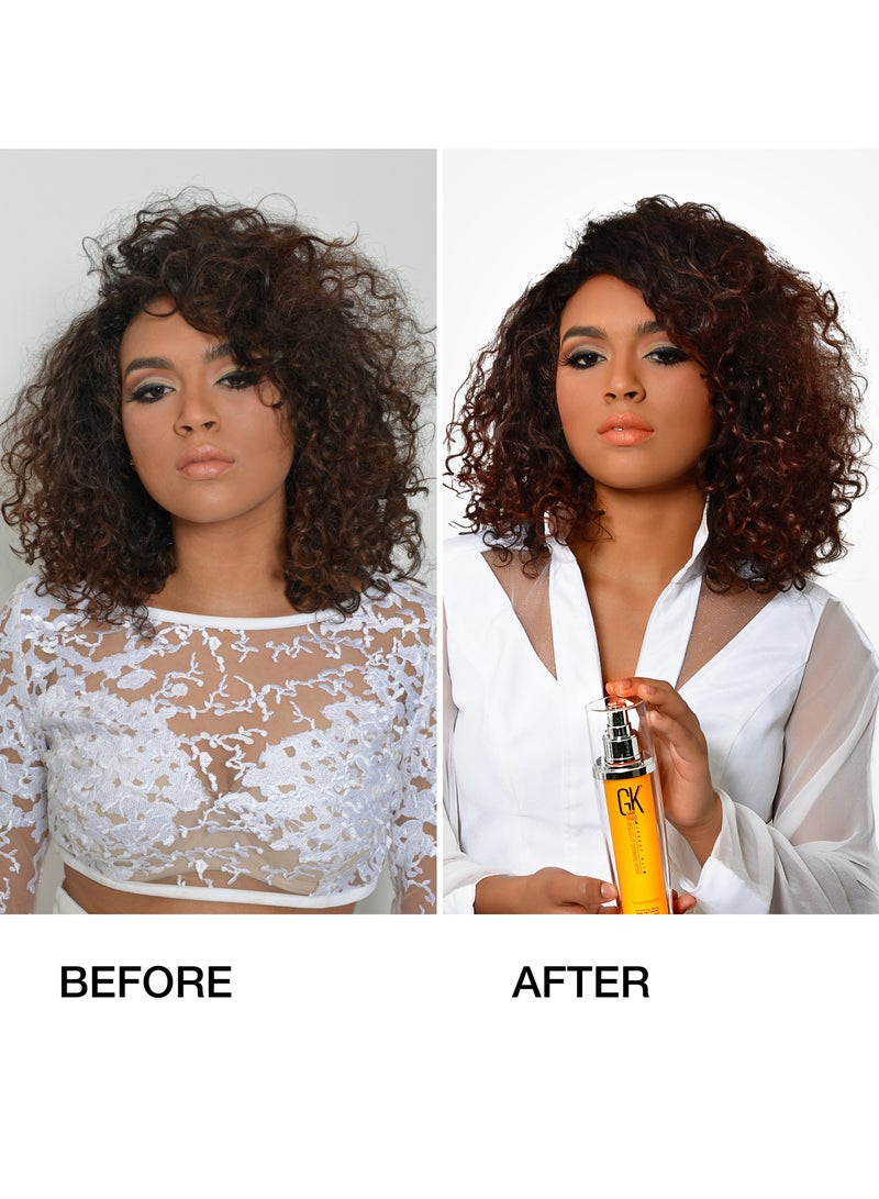 GK Hair CurlsDefineHer (3.4 Fl Oz/100ml) Curl Defining Cream Curl Activator/Moisturizing Cream, Frizz Control for Natural Hair (3.4 fl. oz) - Image 2