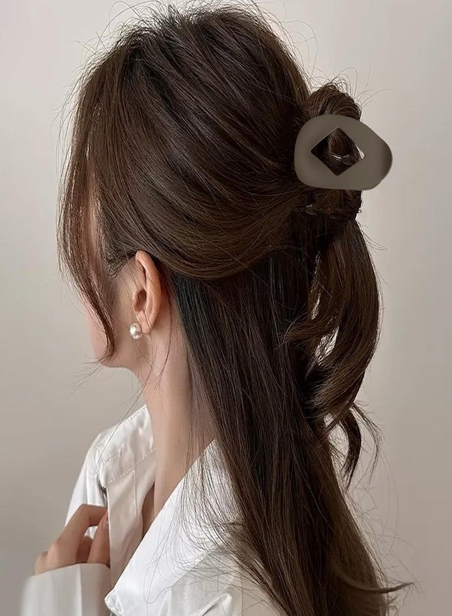 CYUXING 4Pcs Duckbill Flat Hair Clip No-Slip Grip for Thick Thin Hair Sturdy Hold Barrettes Accessories Claw Clips Simple Fashion Lay Down Claw Clamps Women Girls - Image 5