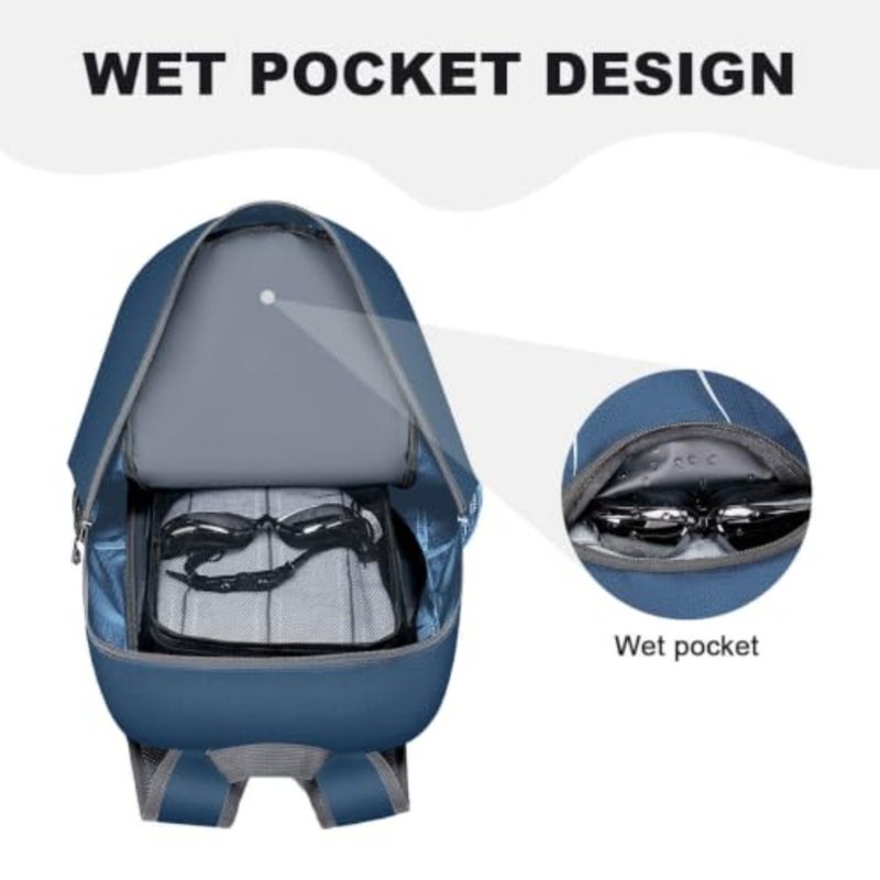Backpack - Ultra Lightweight Packable Backpack for Travel Camping, Hiking Back Pack Waterproof Foldable Daypack for Men Women - Image 2