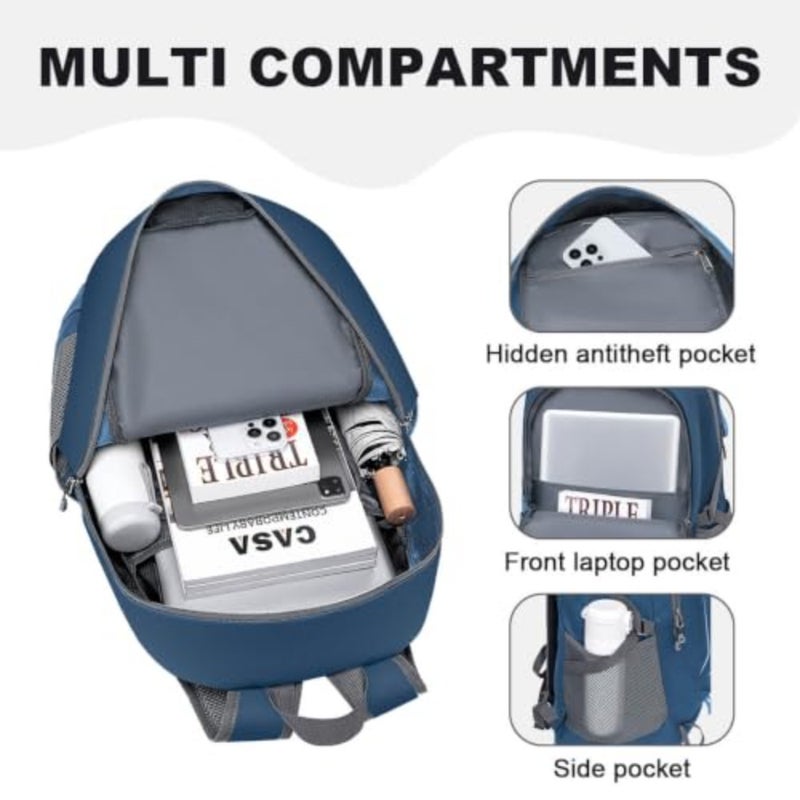 Backpack - Ultra Lightweight Packable Backpack for Travel Camping, Hiking Back Pack Waterproof Foldable Daypack for Men Women - Image 3