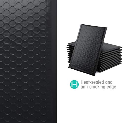 GSSUSA Bubble Mailers 6x10" Usable Size 6x9" Black Bubble Mailer 50 Pack Padded Envelopes Small Packaging Mailing Envelope Bags Shipping Bag Bulk Pack Self Seal Package Mail Packing Business Supplies - Image 4