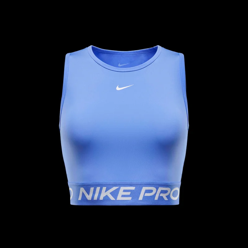 Nike Blue Women's Pro Dri-FIT Crop Top for Women | Best Price UAE