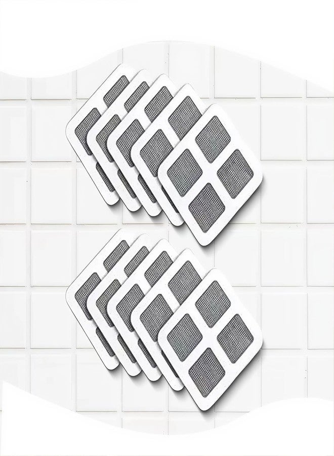 Oblivion Drain Cover Mesh 4 × 4 Inch - Strong Adhesive Waterproof Mesh Cover Patch - Sticky Wire Repair Screen for Drain & Vent - DIY Hole Repair Net for Kitchen, Bathroom & Home Use (Pack of 10) - Image 1
