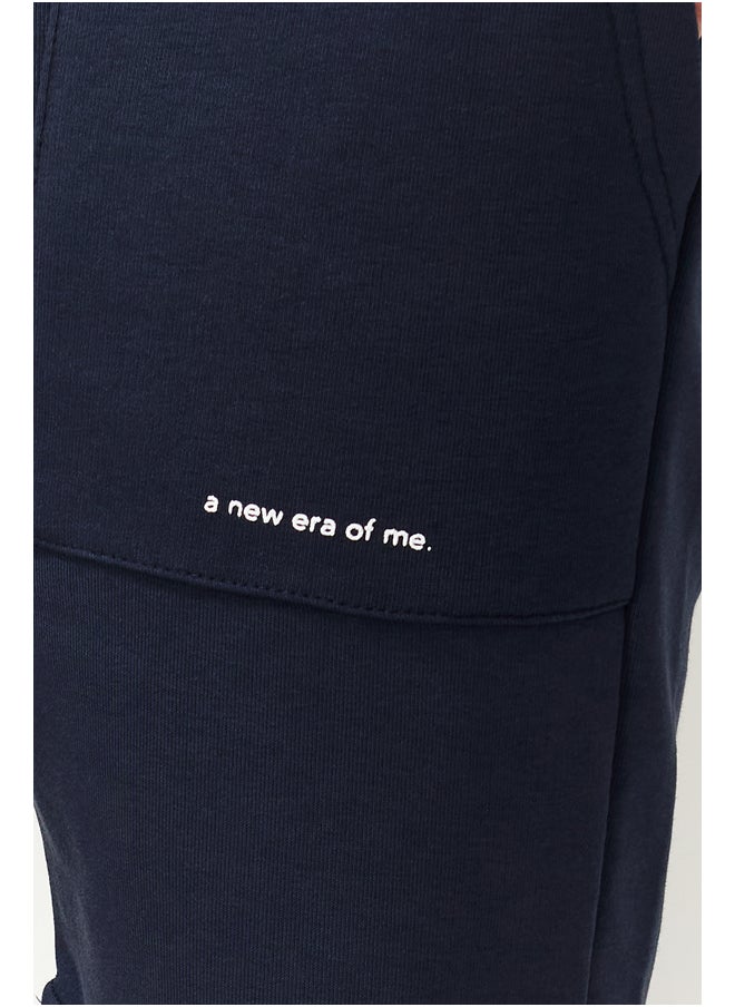 trendyol Men's Regular Cut Text Printed Shorts & Bermuda TMNSS24SR00056  - Image 5
