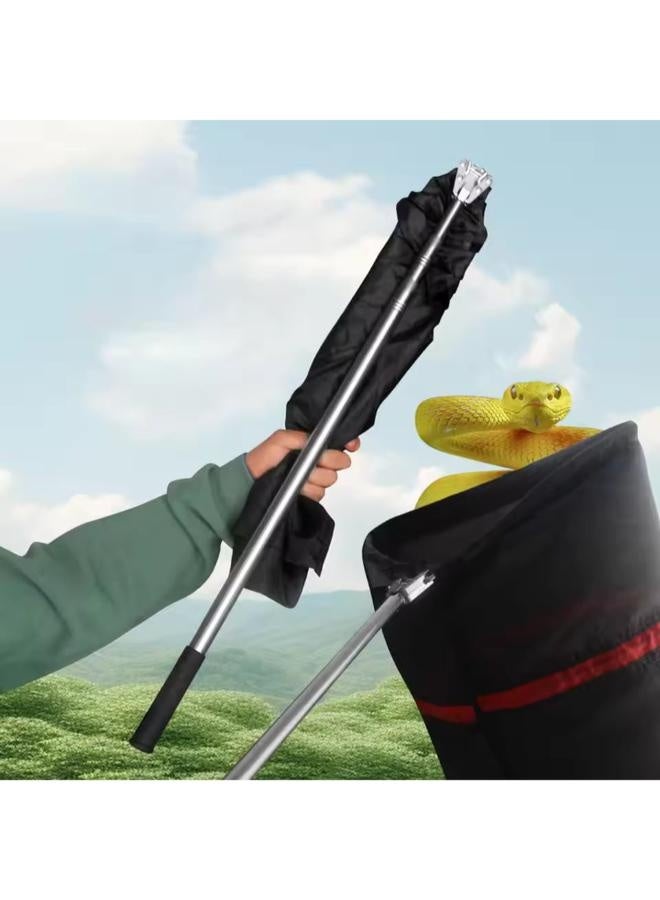 NomoyPet أداة التعامل مع الثعابين من NomoyPet NFF-119 - عمود معدني قابل للتمديد مع شبكة - Image 1