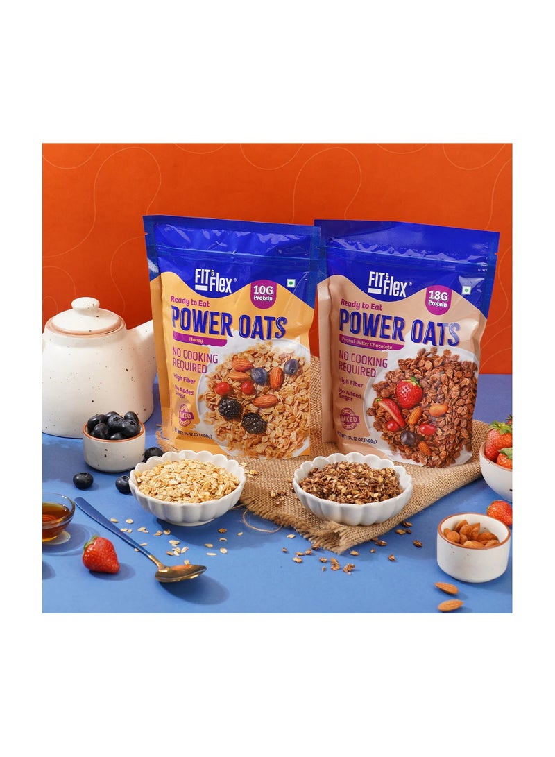 FIT Fit & Flex Protein & Fiber Oats - 400g  - Image 3