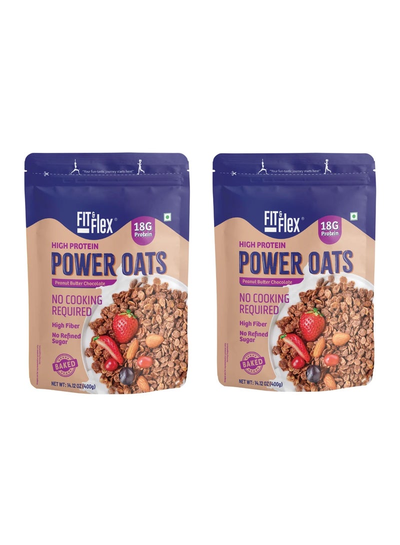 FIT Fit & Flex Protein & Fiber Oats - 400g  - Image 2