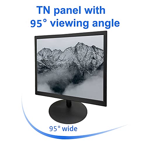 SKitphrati 17" Monitor Square Monitor 1280 X 1024 with 45% sRGB Color Correction and 5:4 Aspect Ratio, 75 Hz, VESA Mountable, VGA, HDMI, TN Panel - Image 5