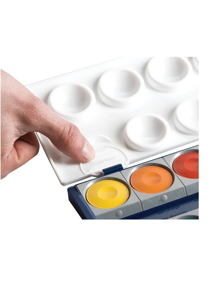 Pelikan Opaque Watercolor Paint Set, 12 Colors Plus Chinese White Tube (720854) - Image 3