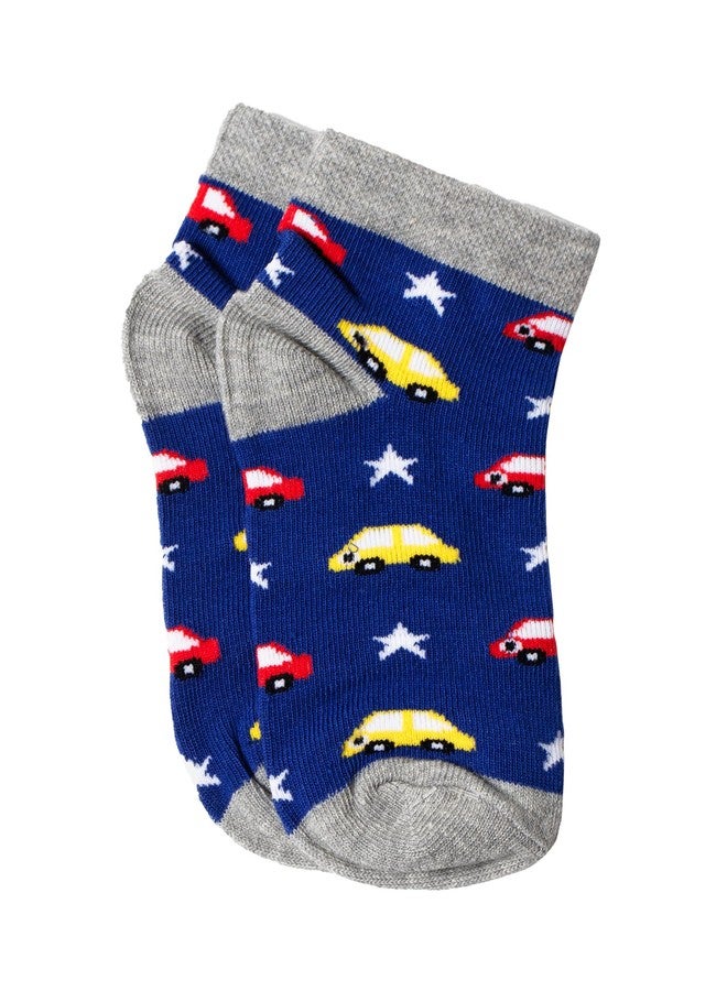 BODYCARE Kids Ankle Length Socks Pack of 4 Cotton Soft Stretchable Comfortable Antibacterial Moisture Wicking Socks for Sports Casual Use All Season - Image 5