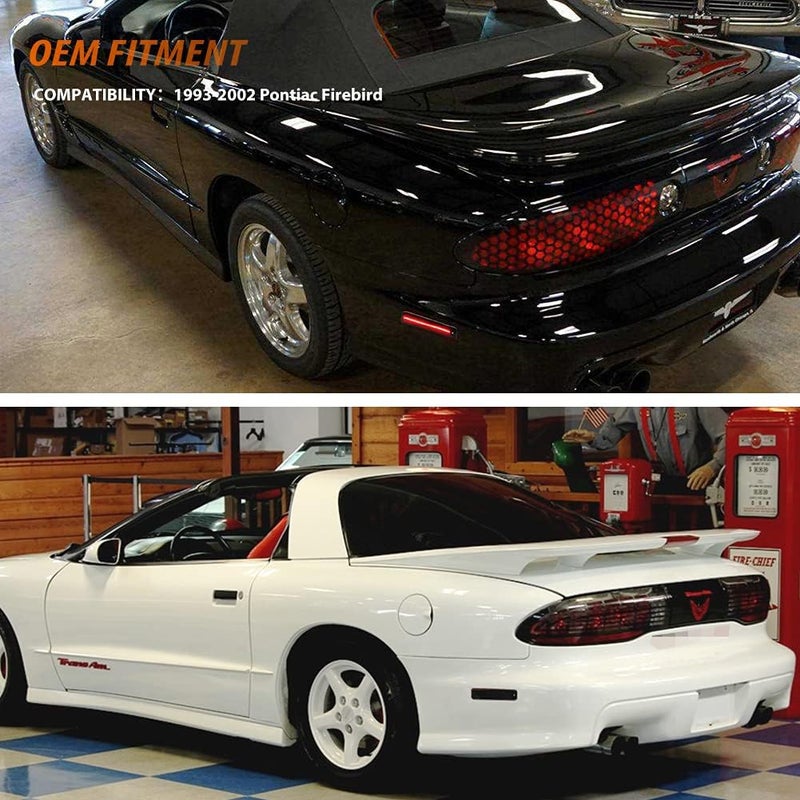 ADIIL Side Marker Lights Bumper Reflector Lamps Cover Housing Kit for 1993-2002 Pontiac Firebird Trans Am - Image 5