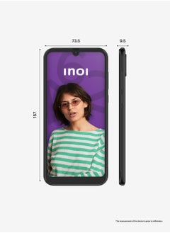 INOI A62, 4G LTE, 2GB RAM + 64GB, IPS HD+ Display, Dual Camera, Black, Middle East Version  - Image 2