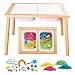 Creativity for Kids Sensory Table with 29Piece Color Party Accessory Kit Indoor Toddler Activity Table with Bins EasyClean Design for Sand Water Crafts Educational Fun Ages 3 - Image 3