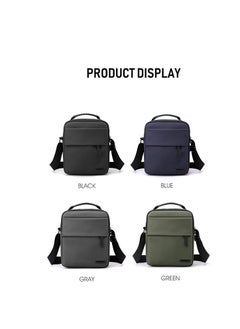 AVHUGOO New Men's Nylon Crossbody Bag Handbag Shoulder Bag Waterproof Casual Simple Bag Blue  - Image 4