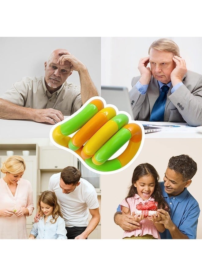 TANGLE (4 Pack) Tangle Jr Classic - Genuine Tangle Fidget Toys - Tangle Fidget Pack - Twisty Fidget Toy Fidgets Pack for Kids and Adults - Fidget Toy for School - Gift for Teens and Adults - Image 5