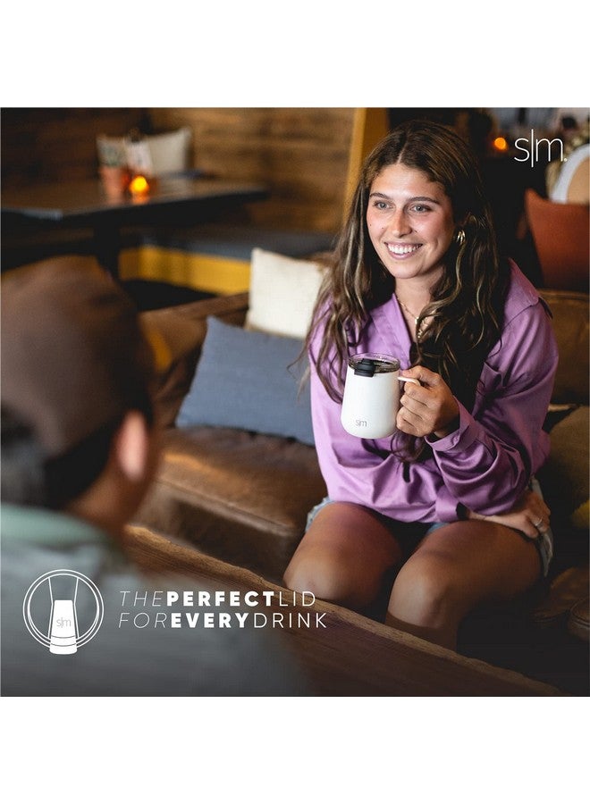 Simple Modern Travel Coffee Mug with Lid and Handle | Reusable Insulated Stainless Steel Coffee Tumbler Tea Cup | Gifts for Women Men Him Her | Voyager Collection | 12oz | Lavender Mist - Image 4