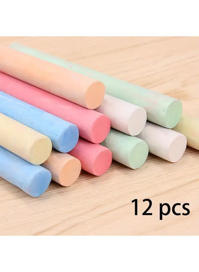 12 Pack Handmade Chalk Bags For Outdoor Playground Blackboard And Creative Painting - Image 1