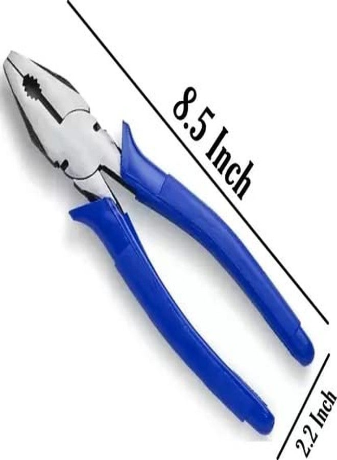Red Champion 9-Pcs Allen Key Set (L-Shape Hex Spanners) with 8.5 Inch Combination Plier | Heavy-Duty Repair Tool Kit for Bike, Cycle, Guitar & Home Use - Image 3