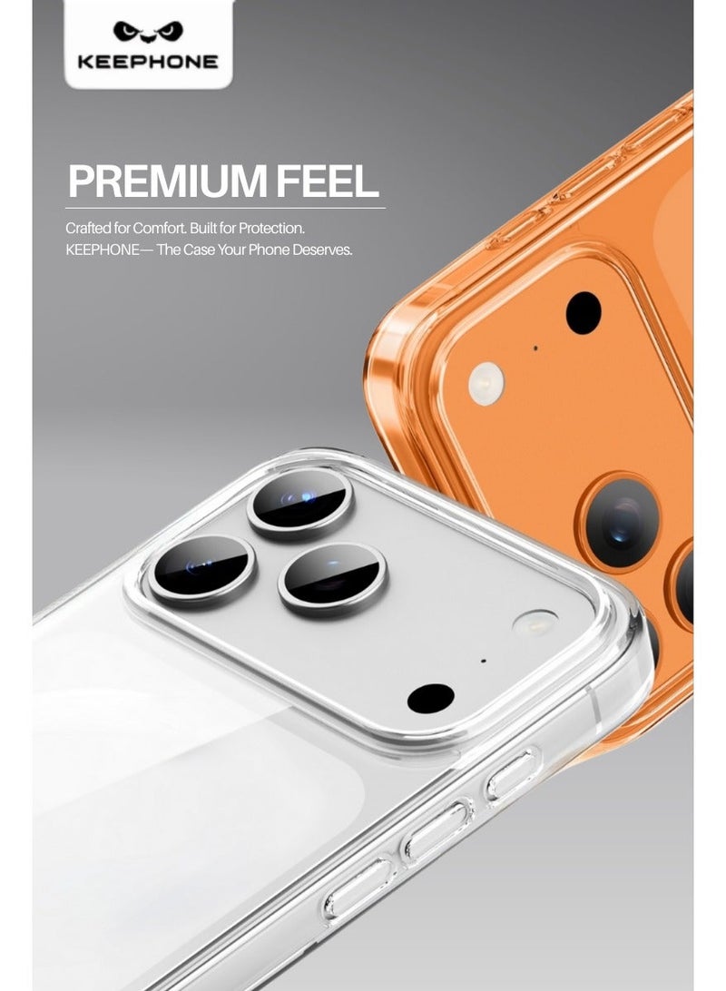 KeepHone iPhone 17 Pro Max Transparent Case - Never Yellow, Ultra Thin & Lightweight - Image 3