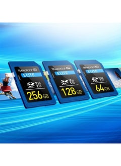 TeamGroup Elite 128GB UHS-I U3 V30 UHD Read Speed up to 100MB/s SDXC High Speed 4K Memory Card Compatible with Canon Sony Nikon Panasonic FUJIFILM Digital Camera TESDXC128GIV3001  - Image 4