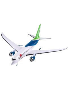 Three Channel Boeing 787 Remote Control Aircraft QF008 Glider Passenger Aircraft Model Teaching Aircraft Fixed Wing Foam Aircraft-Color:C-919 Comes Standard With A Single Battery Version (excluding Light Bar)