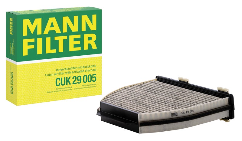 MANN FILTER فلتر هواء المقصورة MANN-FILTER CUK 29 005 - فلتر حبوب اللقاح مع الكربون النشط - للسيارات + وسائل النقل - Image 1