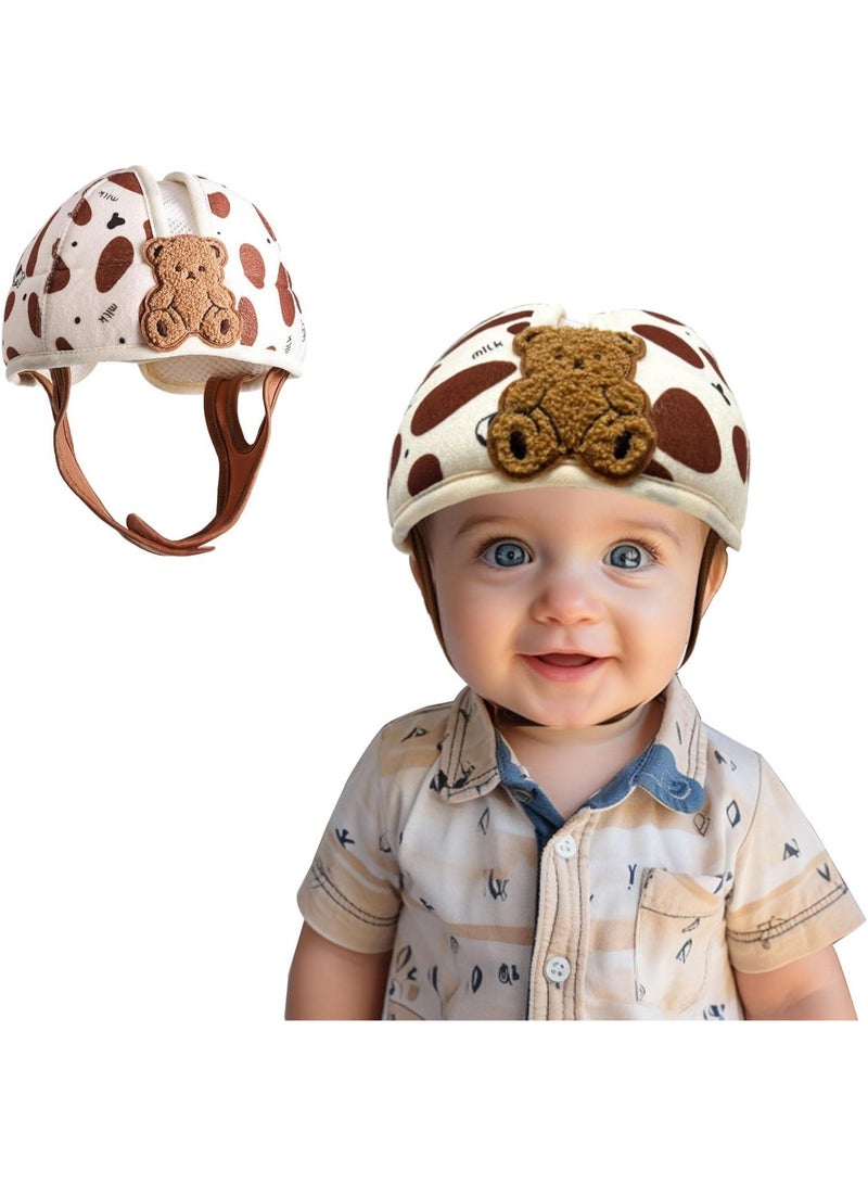 كيلا خوذة الطفل للمشي كراينغ، خوذة سلامة الطفل، خوذة الطفل 1-2 سنوات لمكافحة السقوط حامي الرأس، قابلة للتكيف، قابلة للتننفس - Image 1