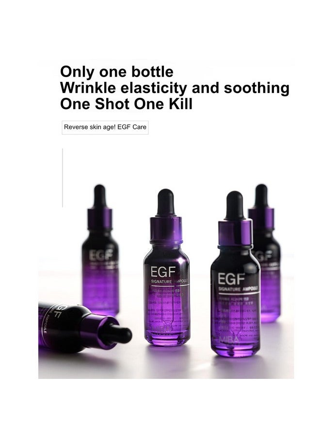 MIBA Egf Signature Ampoule 20Ml / 0.68 Fl.Oz Skin Apex That Wakes Up With One Drop Egf Peptides Night Serum Watery Light Texture  - Image 2