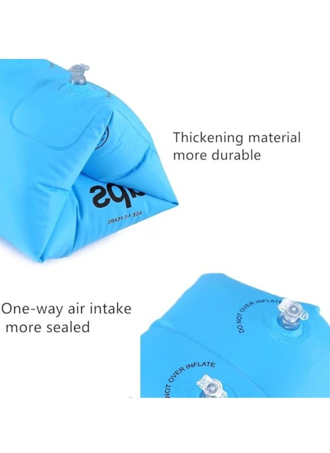 Inflatable Swim Armband - Armband 2-3 years old, dual airbag swim buoy with floating rolled up armband, perfect summer pool essentials for children, toddlers, adults, children