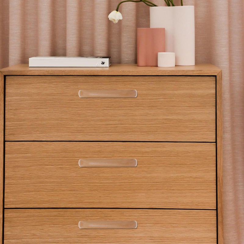 96mm Solid Beech Wood Cabinet Handles Drawer Pulls 10pcs With Screws For Kitchen Wardrobe - Image 5