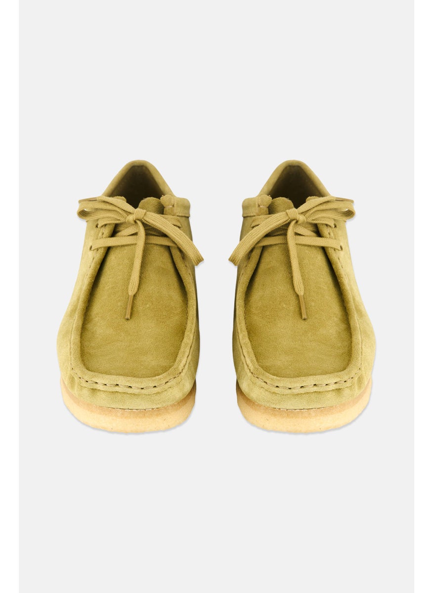 clarks Men Standard Wallabee Casual Shoes, Olive  - Image 4