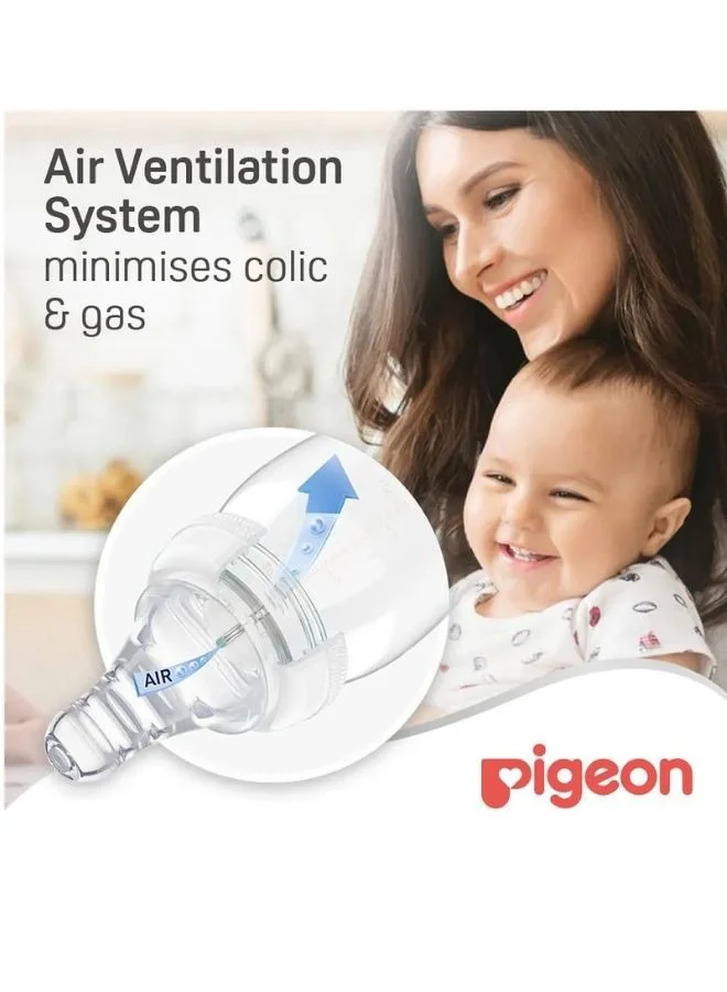 pigeon Flexible Nipple For 4+ Months With M Round Hole, 1 Unit