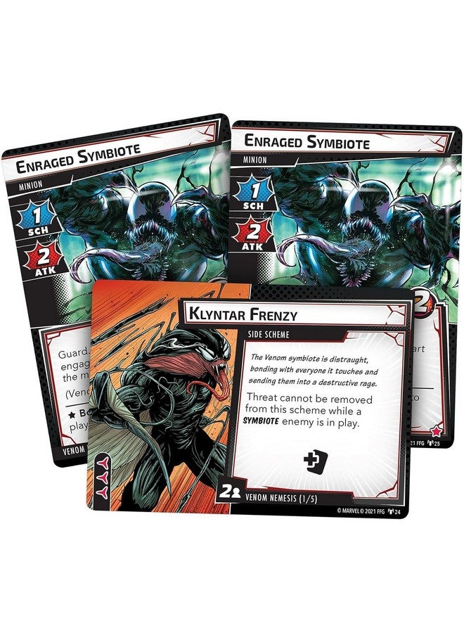 Fantasy Flight Games Marvel Champions The Card Game Venom HERO PACK - Superhero Strategy Game, Cooperative Game for Kids and Adults, Ages 14+, 1-4 Players, 45-90 Minute Playtime, Made by Fantasy Flight Games - Image 4