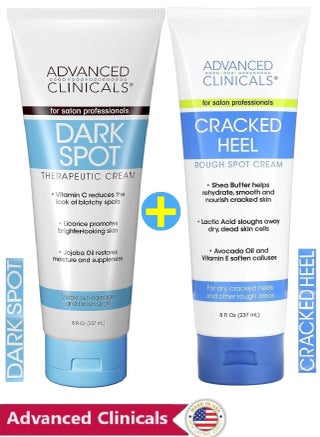 Advanced Clinicals Cracked Cracked Heel Rough Spot Cream ADVANCED