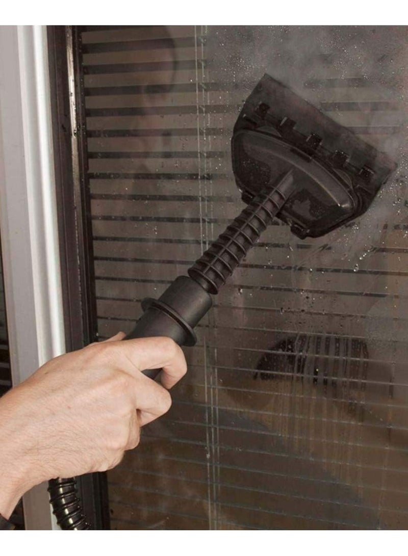 دينكس منظف بخاري محمول باليد بقوة 1200 واط متعدد الوظائف ودرجة حرارة عالية مع 9 قطع من الملحقات مناسب للمطبخ والأريكة والحمام والنافذة - Image 4