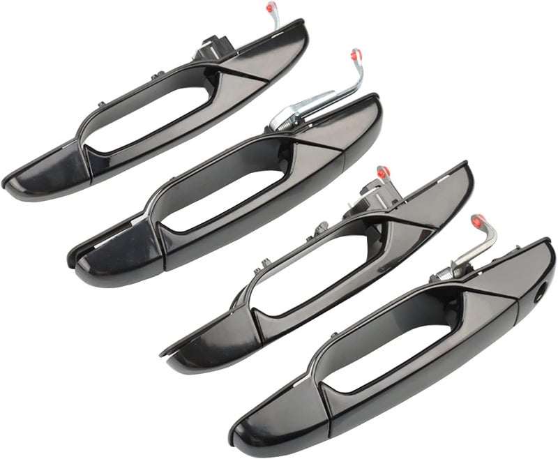 NPAUTO Black Exterior Door Handle Replacement Set for Chevy Silverado, Cadillac Escalade, GMC Sierra, Yukon (2007-2013) - Image 5