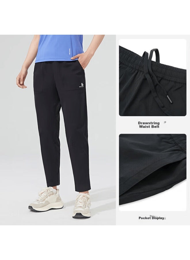 Scaler Quick-dry Pants For Men, Summer Breathable Elastic Straight-leg Casual Sports Trousers For Women F3514408 - Image 1
