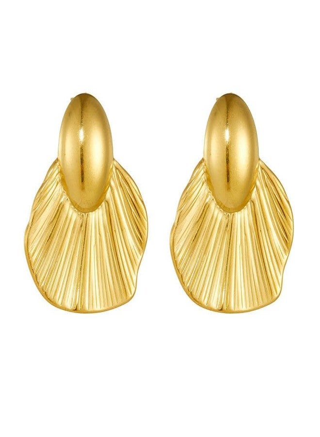 AMAAL Anti Tarnish Floral Studs Earrings for Women | Valentine Gifts | Bohemian Jewellery Gold Earrings set for Girls Stylish | Gift for Girlfriend Ear Rings for Women Aesthetic Jewellery Korean 249 - Image 1