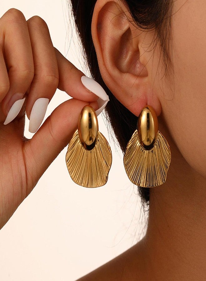 AMAAL Anti Tarnish Floral Studs Earrings for Women | Valentine Gifts | Bohemian Jewellery Gold Earrings set for Girls Stylish | Gift for Girlfriend Ear Rings for Women Aesthetic Jewellery Korean 249 - Image 2
