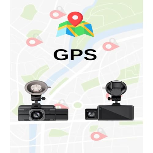 Maharsh 3 Dash Cam 4K Front 1080 Rear & 1080 Cabin Dashcam WiFi GPS Front Cabin Recorder Cars Infrared Night IPS Screen Loop Recording Wdr Parking - Image 4